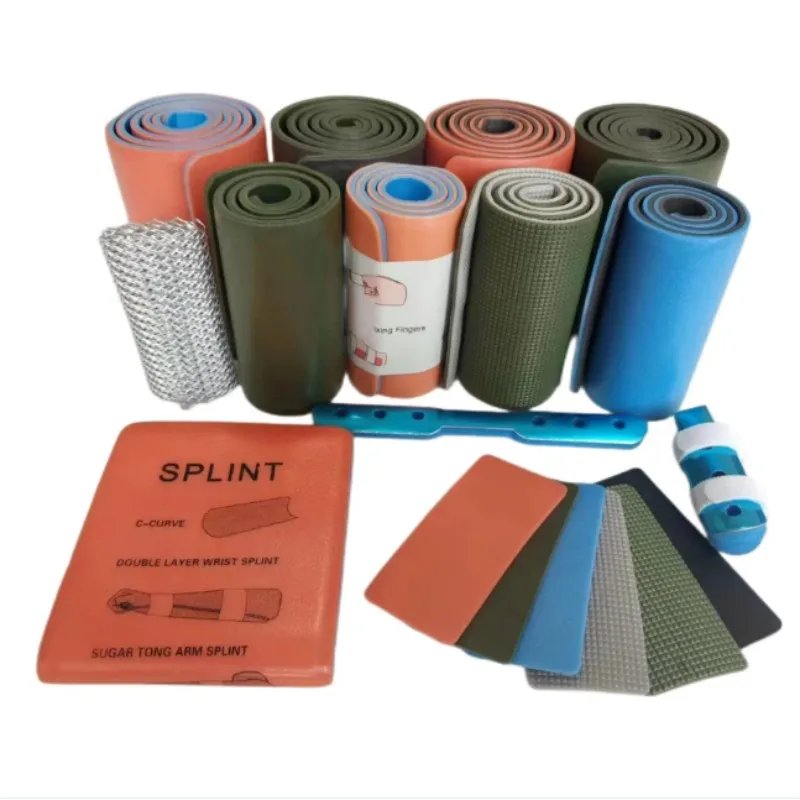 Wholesale Lightweight First Aid Medical Splint Roll Fracture Foldable Waterproof Soft Arm Leg Rolled Splint