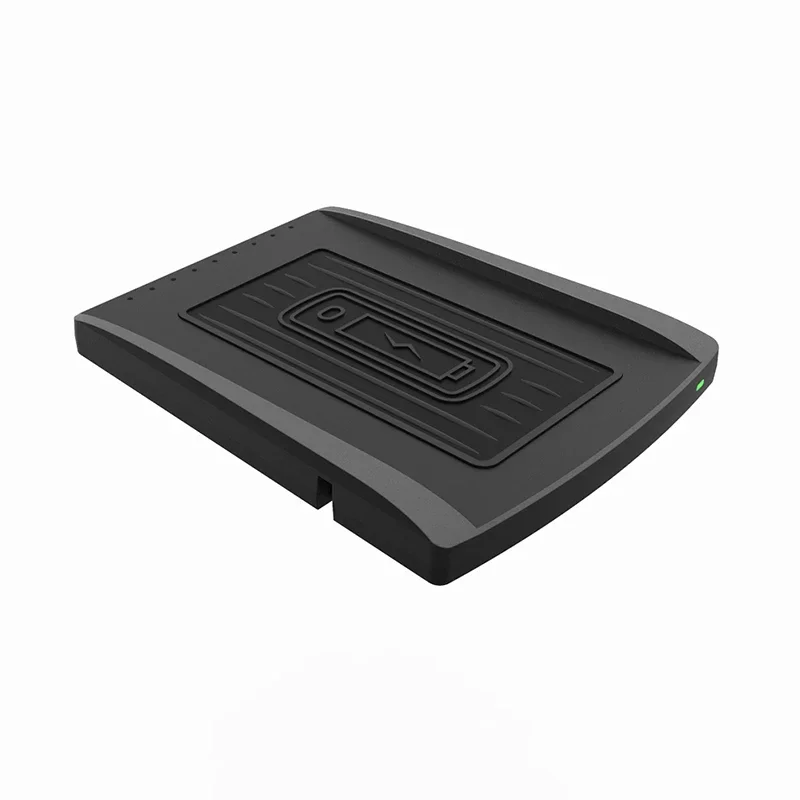 Hivotd Car QI Wireless Charger For Cadillac XT5 XT6 Accessories Interior Modification 10W Fast Charging Phone Pad Mat 2020 2021