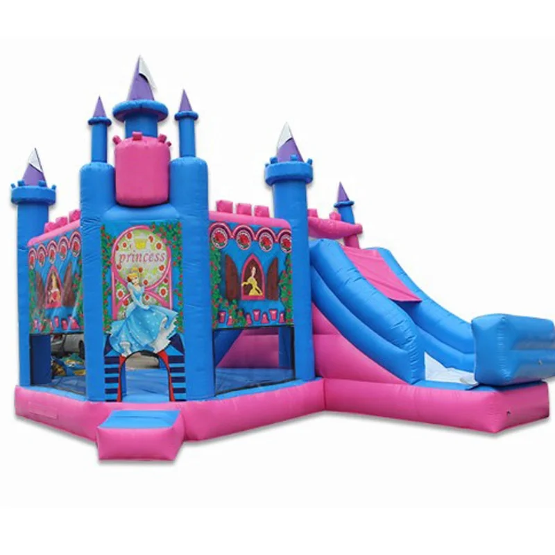 8x4m kids bounce house inflatable slide frozen bouncy castle for sale