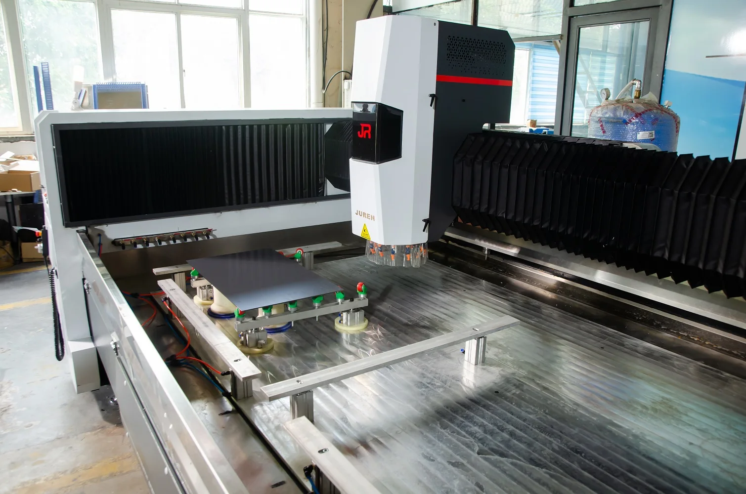 For Door Smart Mirror Irregular Shape Worktable Glass Processing Machine Grinding Drilling Multifunctional Machine