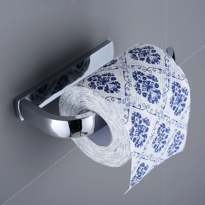 Europe New Wall Mounted Washroom Chrome Towel Rack 6 Piece Other Parts Toilet Hardware Bathroom Accessories Set