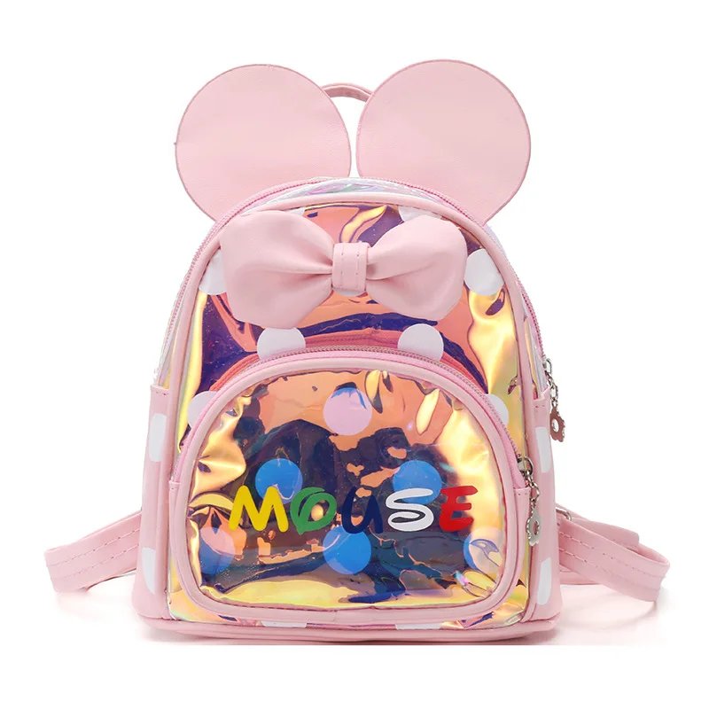 
Wholesale Fashion Kids Mini Small Backpack Cute Cartoon Minnie PU PVC Girls Toddler Bagpack Hot Pink Party bags School bag 