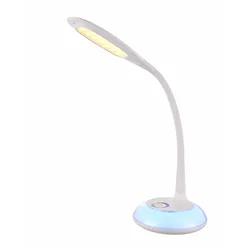 Modern economy fashion style led table lamp with RGB rainbow and stepless dimming led night light desk lamp