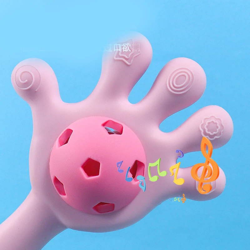 Baby Rattles Toy Teether Hand Jingle Shaking Bell Rattle Funny Educational Toys Newborn Baby 0-12 Months Baby Rattle Toys