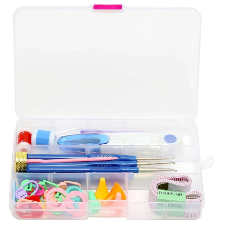 Hot Sales Mixed Metal Hook Crochet Template Knitting Tool Band Kids DIY Crafts