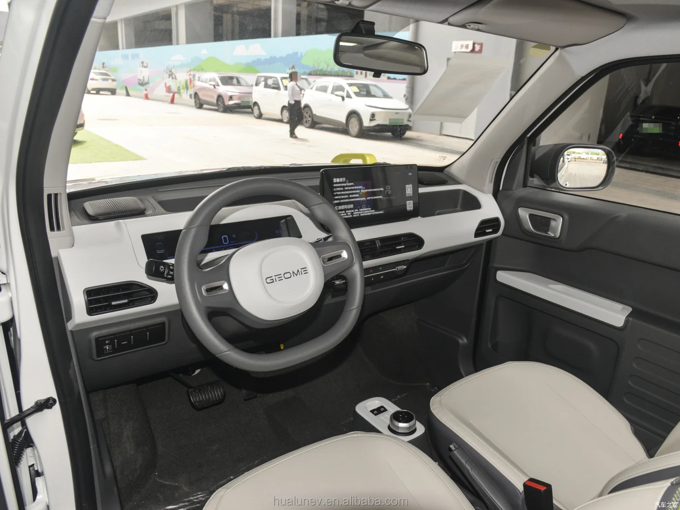 Geely Geometry O 200GC/GC + электрический автомобиль Модный милый Panda Mini auto electrico 4 местный Электрический мини-автомобиль сделано в Китае