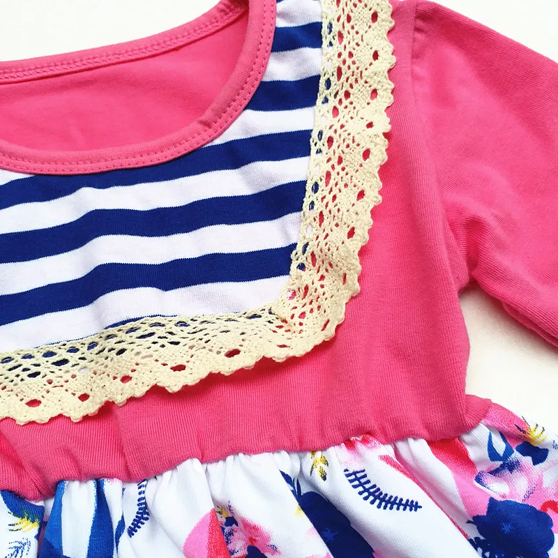 
Kids frock dress for 12 years old girls cotton frock design floral lace design dress for spring and winter festival clothes 