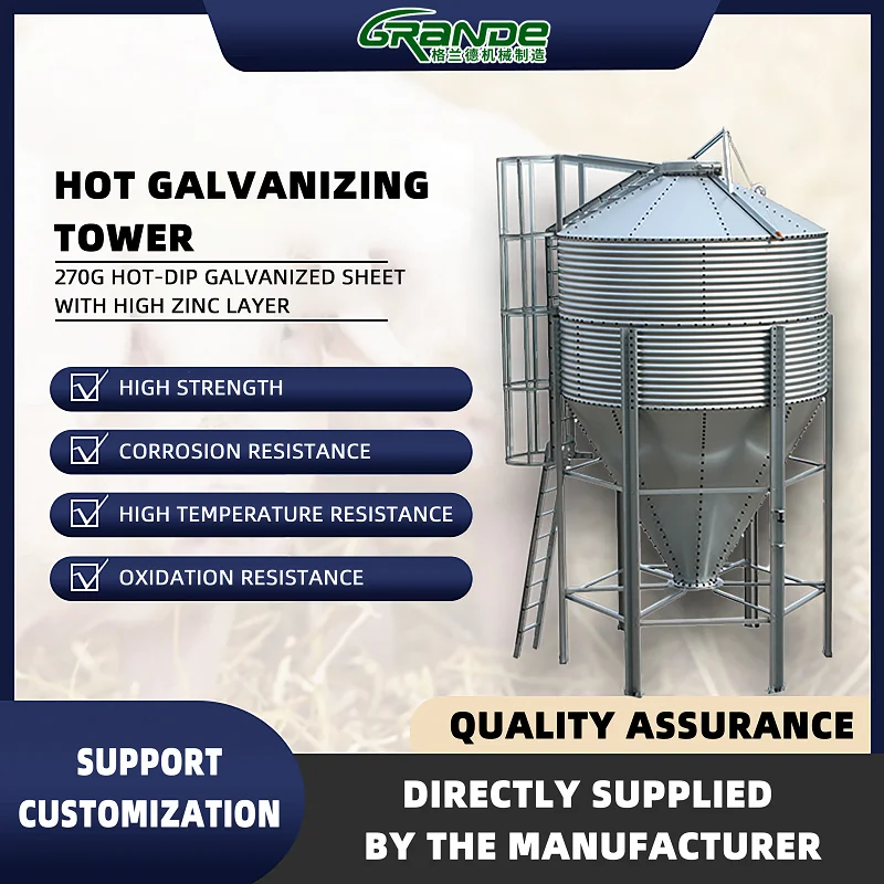 Farming Products Galvanized Grain Feeding Silo