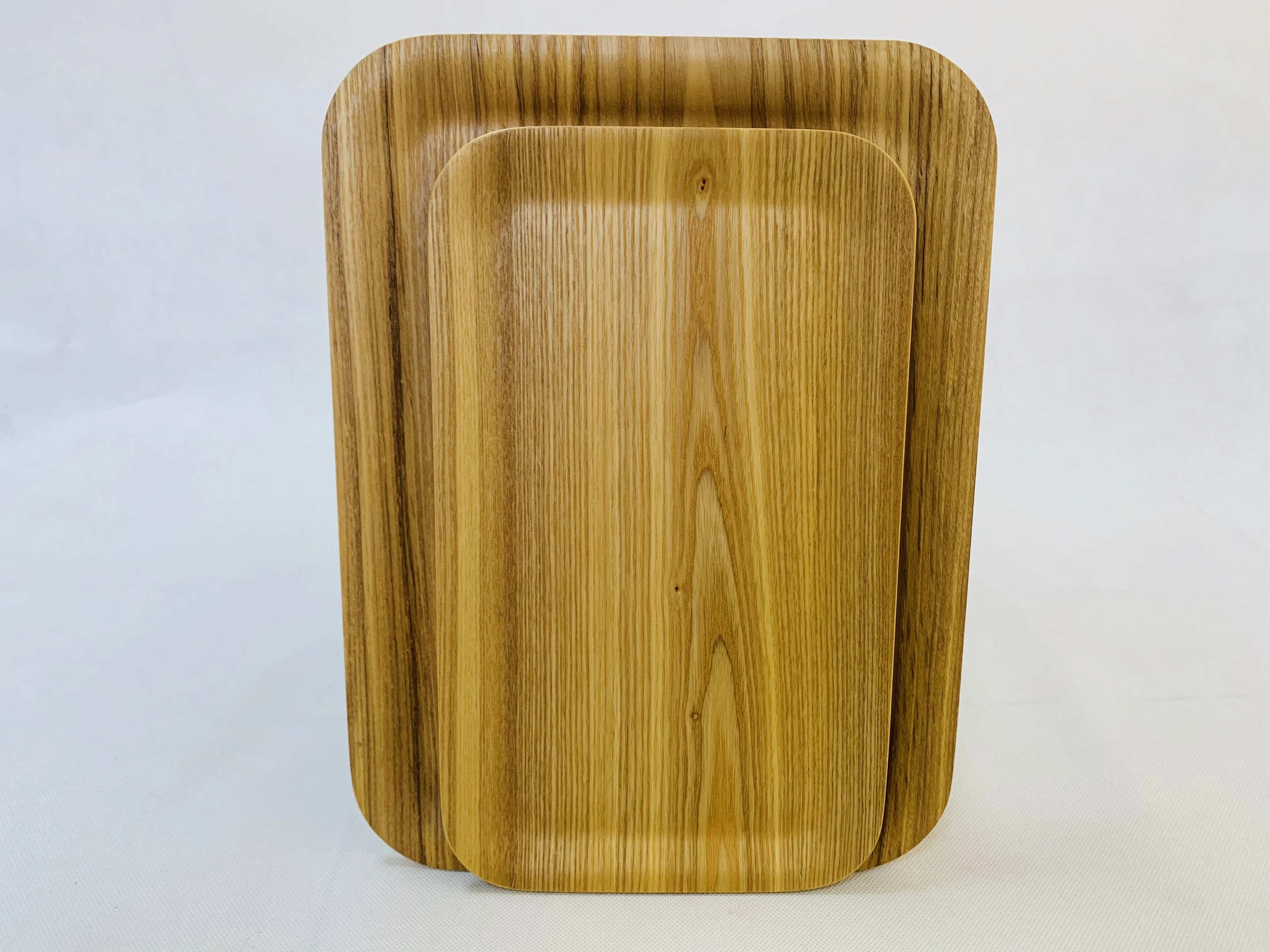 Bamboo wooden Japanese wooden plate put tea cup barbecue rectangular household tray