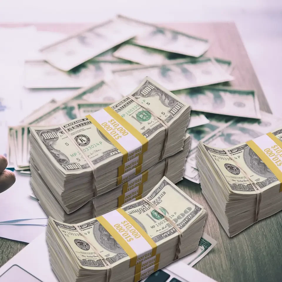 Реквизит деньги выглядят как настоящие реквизиты для нас свободы 1 2 5 10 20 50 100 долларов банкноты для волшебной вечеринки в кино