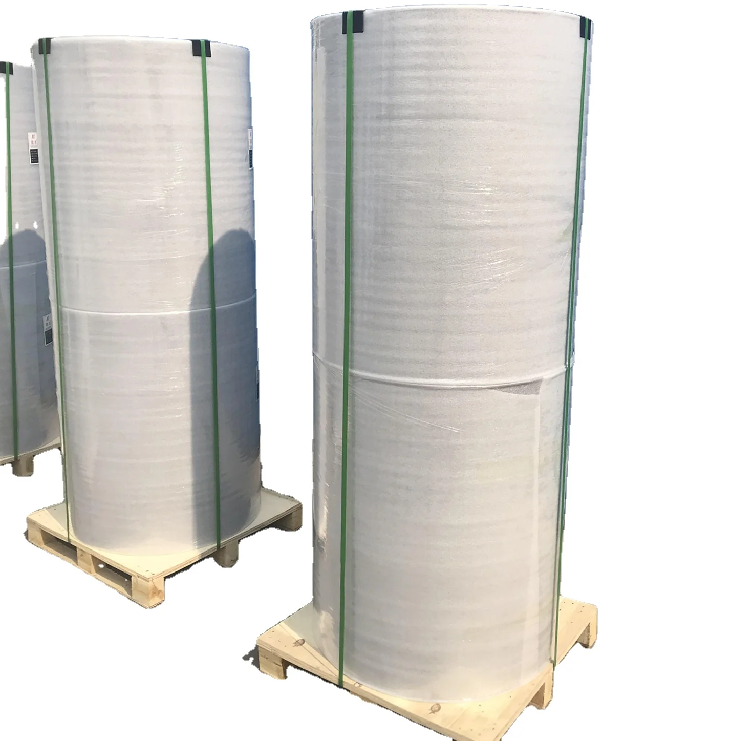 636mmx6000m Big Thermal Paper Jumbo Roll Black Single White OEM Cash Register Paper Atm Pos Machine Cash Receipt Paper Rolls