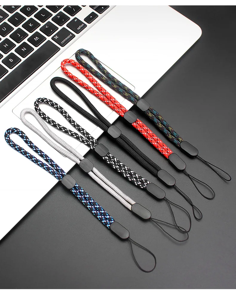 Adjustable Hand Wrist Lanyard Strap String For Mobile Phone Keys Keychains USB Flash Drives U Disk Camera Anti-lost Lanyard