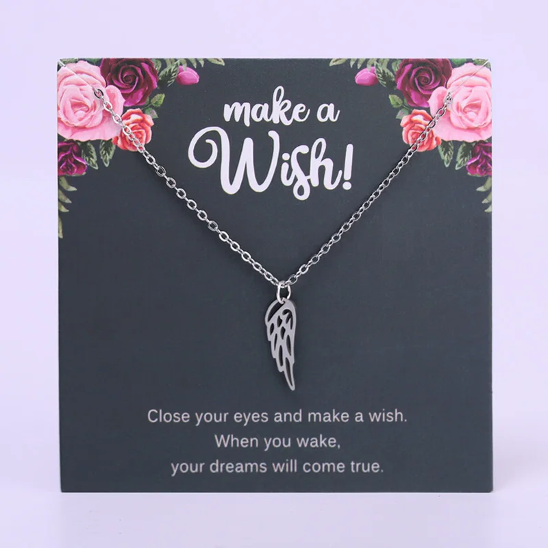 LWD60376 Stainless Zodiac Family Tree of Life Dragonfly Snowflake Christmas Wish Gift Footprints Dog Cat Paw Person Necklaces