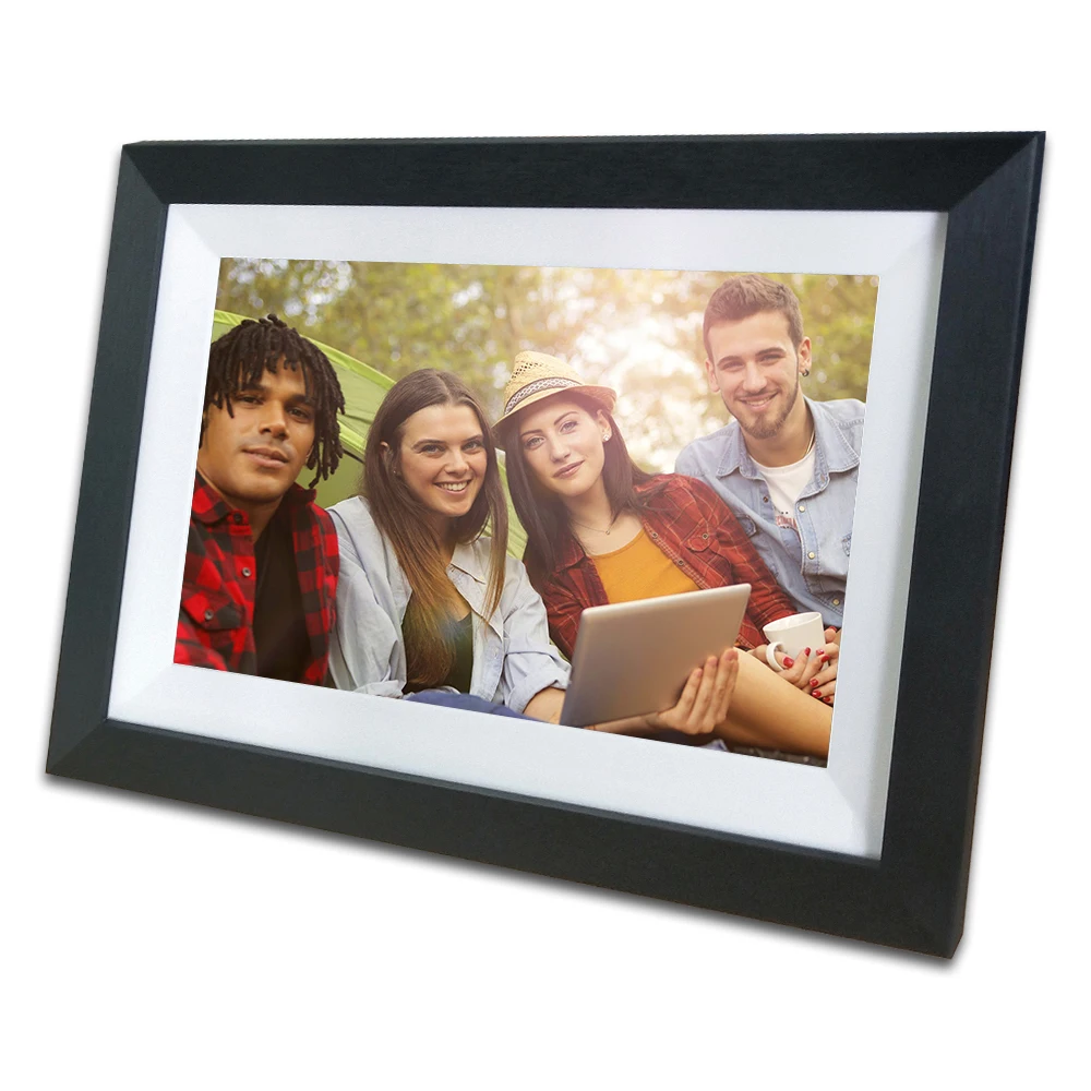 2021 Best Frameo APP 10.1 Inch android  wifi touch screen  digital photo frame with phone connected