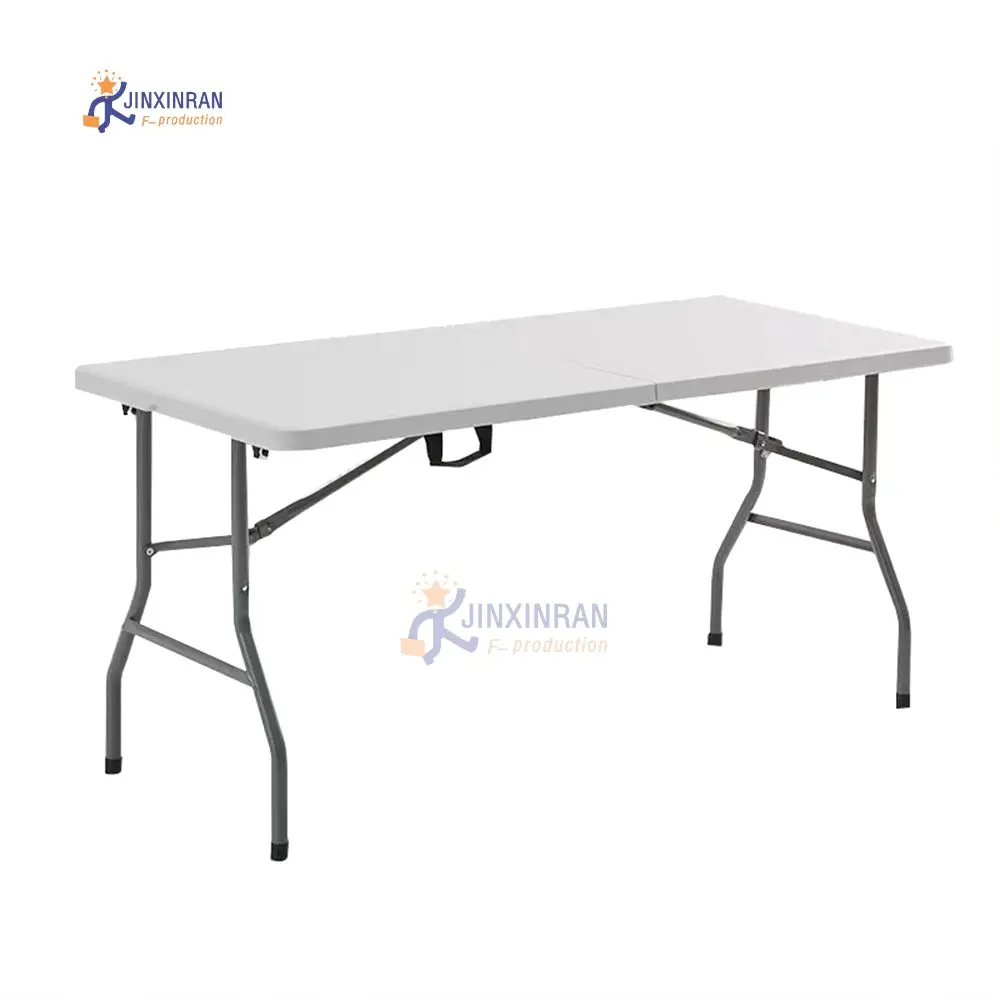 Outdoor furniture garden table suitcase foldable picnic table folding camping table for events banquet party