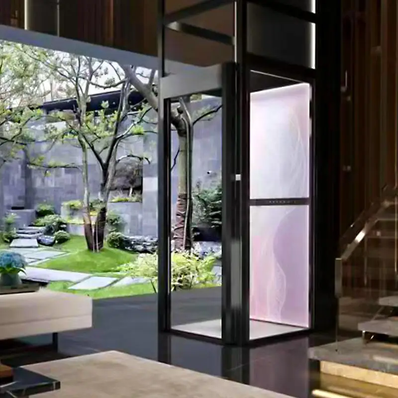 High Quality Customized 2-4 Floor Mini Elevator Lift For Home Use, 200 Kg, 320 Kg Villa Lift Home Elevators