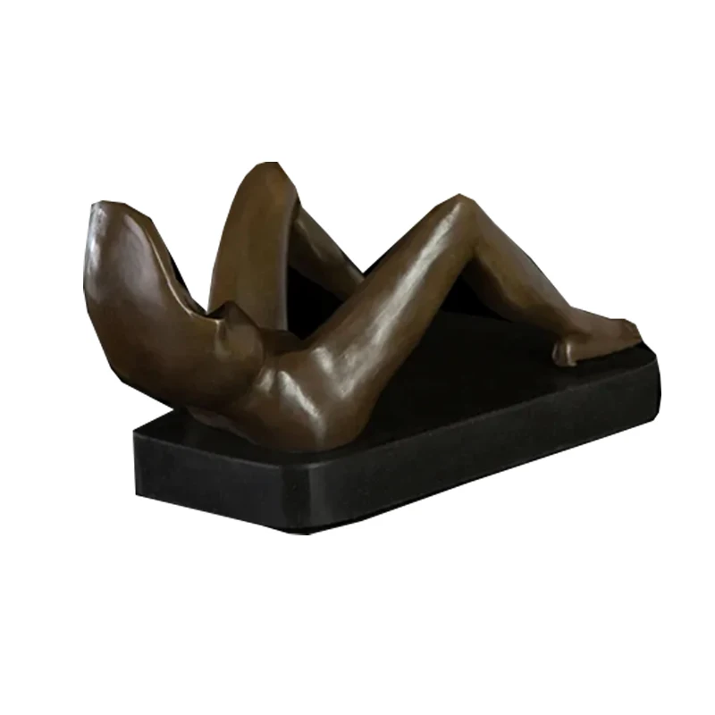 2023 Modern Bronze Sculpture Nude Female Shape Interior Home Decor Nude Female Bronze Sculpture