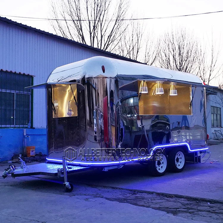 Концессионные прицепы универсальные мобильные пищевые решения Airstream для