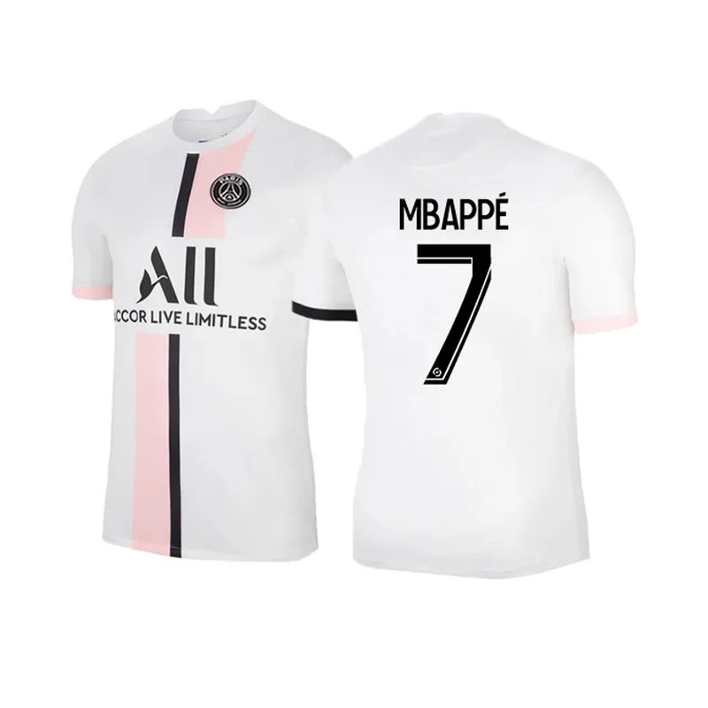 2021 Custom Paris Jersey new home and away stadium No. 30 messinemar adult 3D digital printed Soccer Messi  Jersey