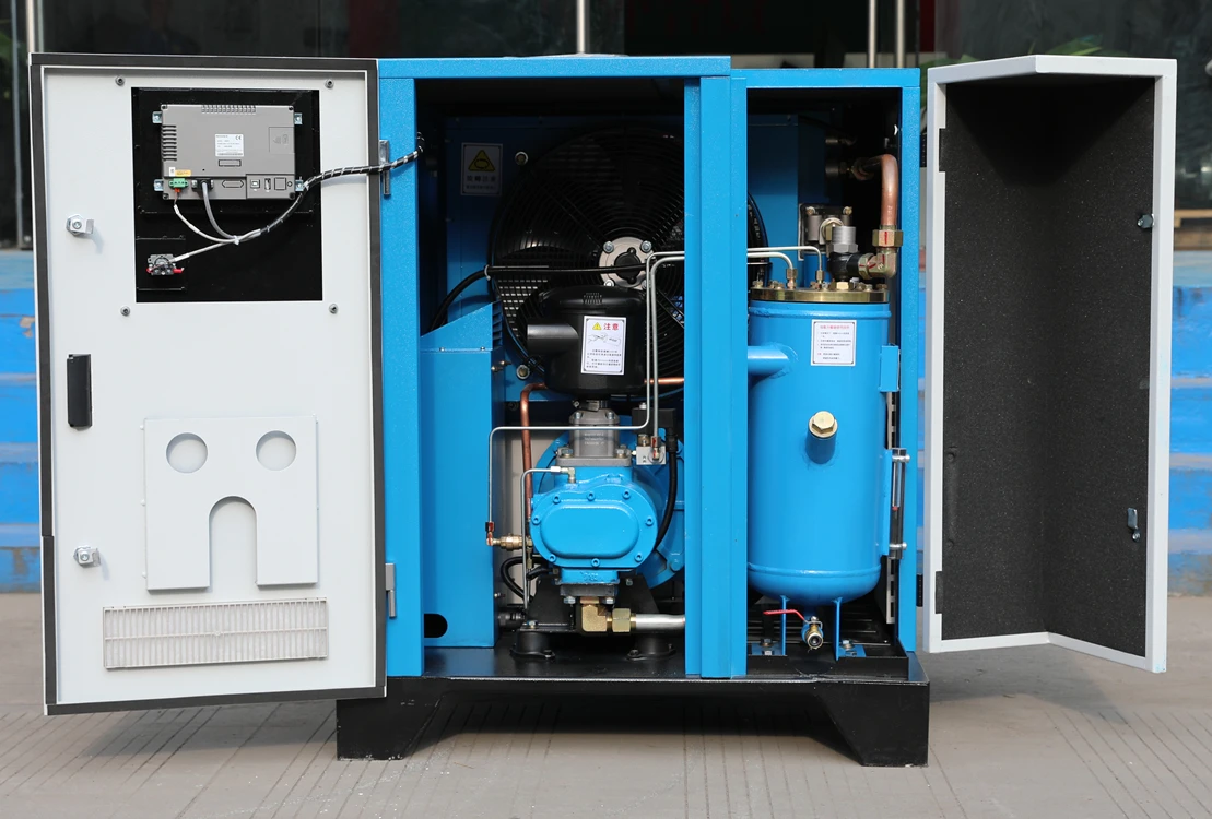 Quanwei 7.5KW electric rotary screw air compressor good price cheap air compressors for sale