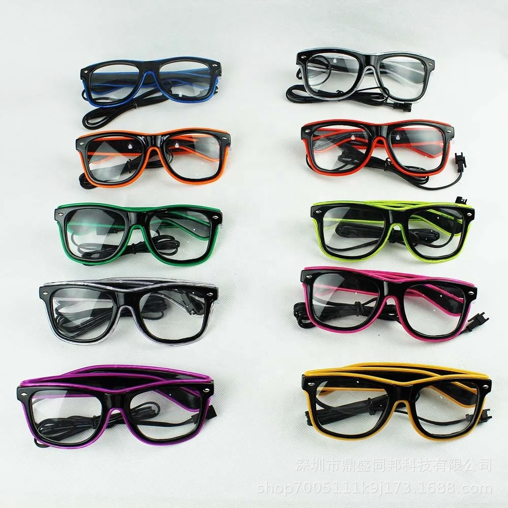 Hot sale bar party Led sunglasses Light Up Toys holiday birthday party led light glasses
