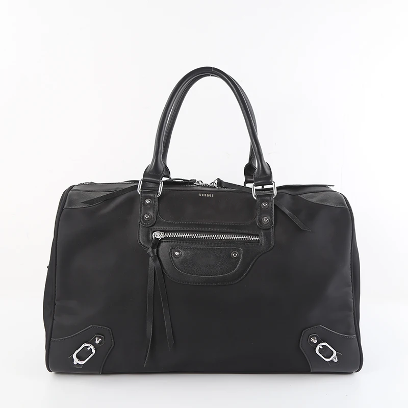 Comfortable classic travel storage bag nylon duffle handbag