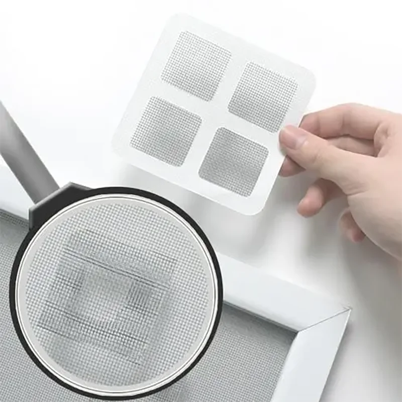 Disposable Bathroom Shower Drain Hair Catcher Window Mesh Sticker