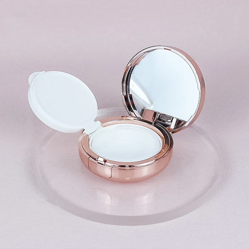 Plastic Air Cushion Empty Box Round DIY Homemade 15g Pressed Powder Liquid Foundation Packaging Box Makeup Packaging Material