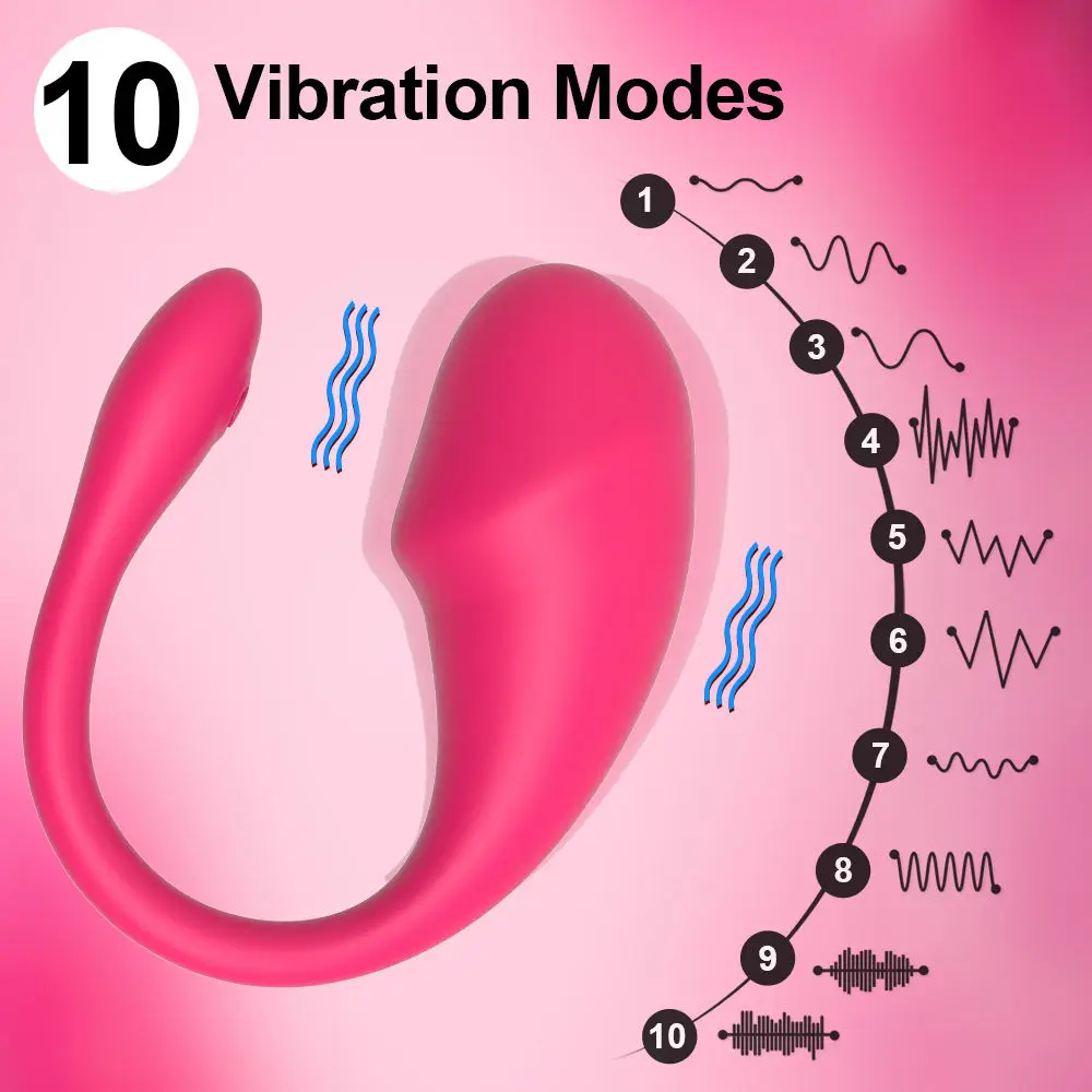 Wearable App Remote Control Shaped Vagina Balls Bullet Vibrator Sex Toys Panty Vibrating Jump Egg For Women