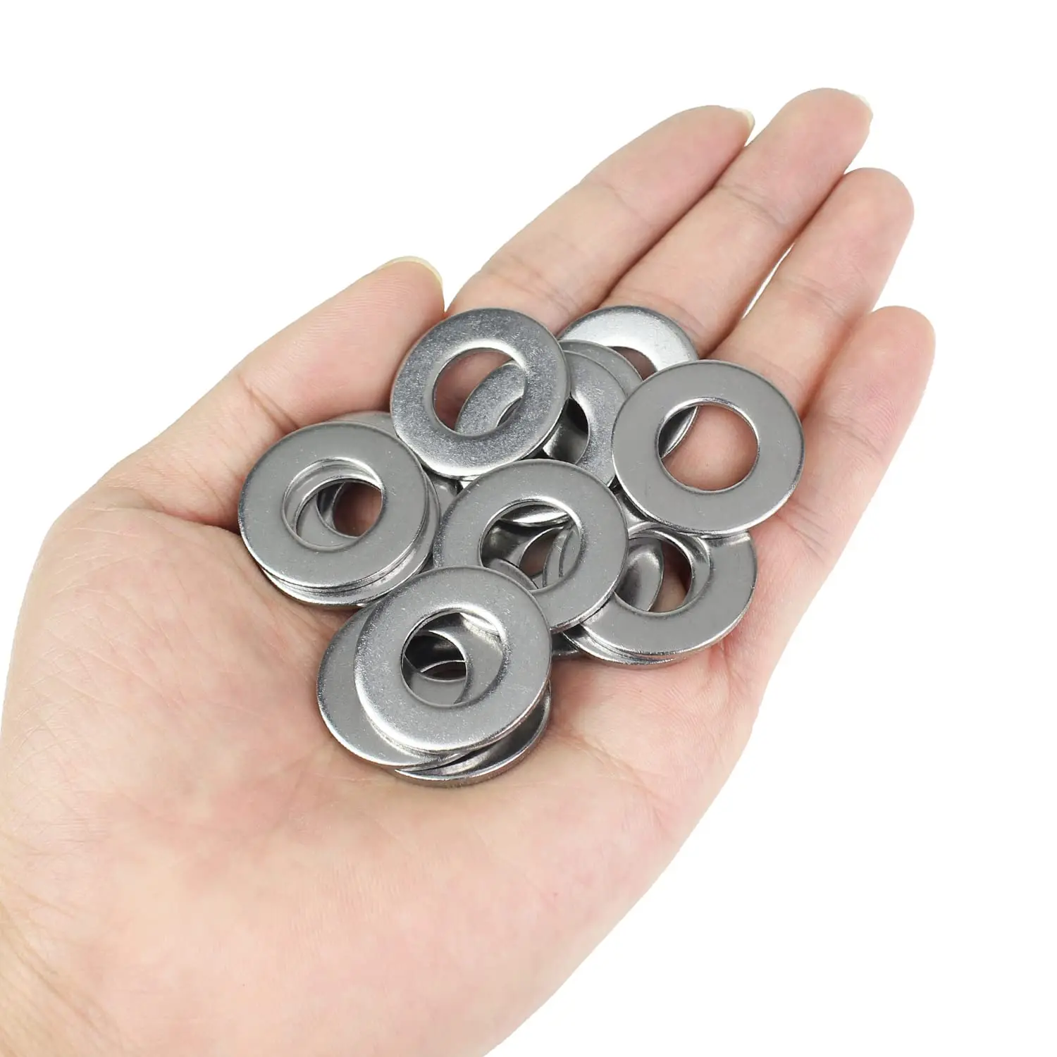 M2 M3 M4 M5 Metric/Imperial Din125 Plain Washer Round Flat Gasket Spacer Gr5 Grade Flat Washers or 304 Washer