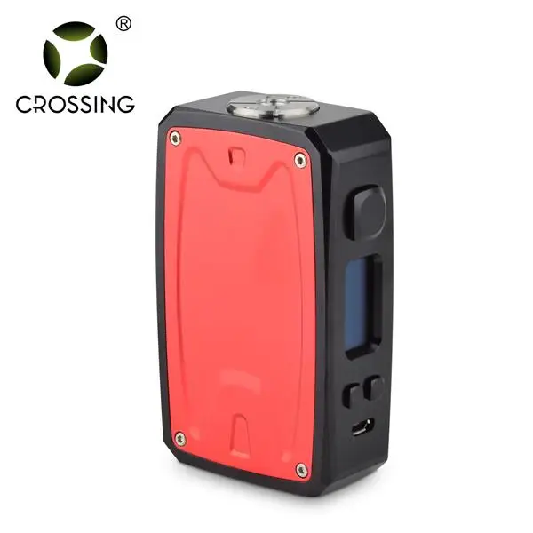 
dual 18650 removable battery OLED screen 160w box mod from crossing 