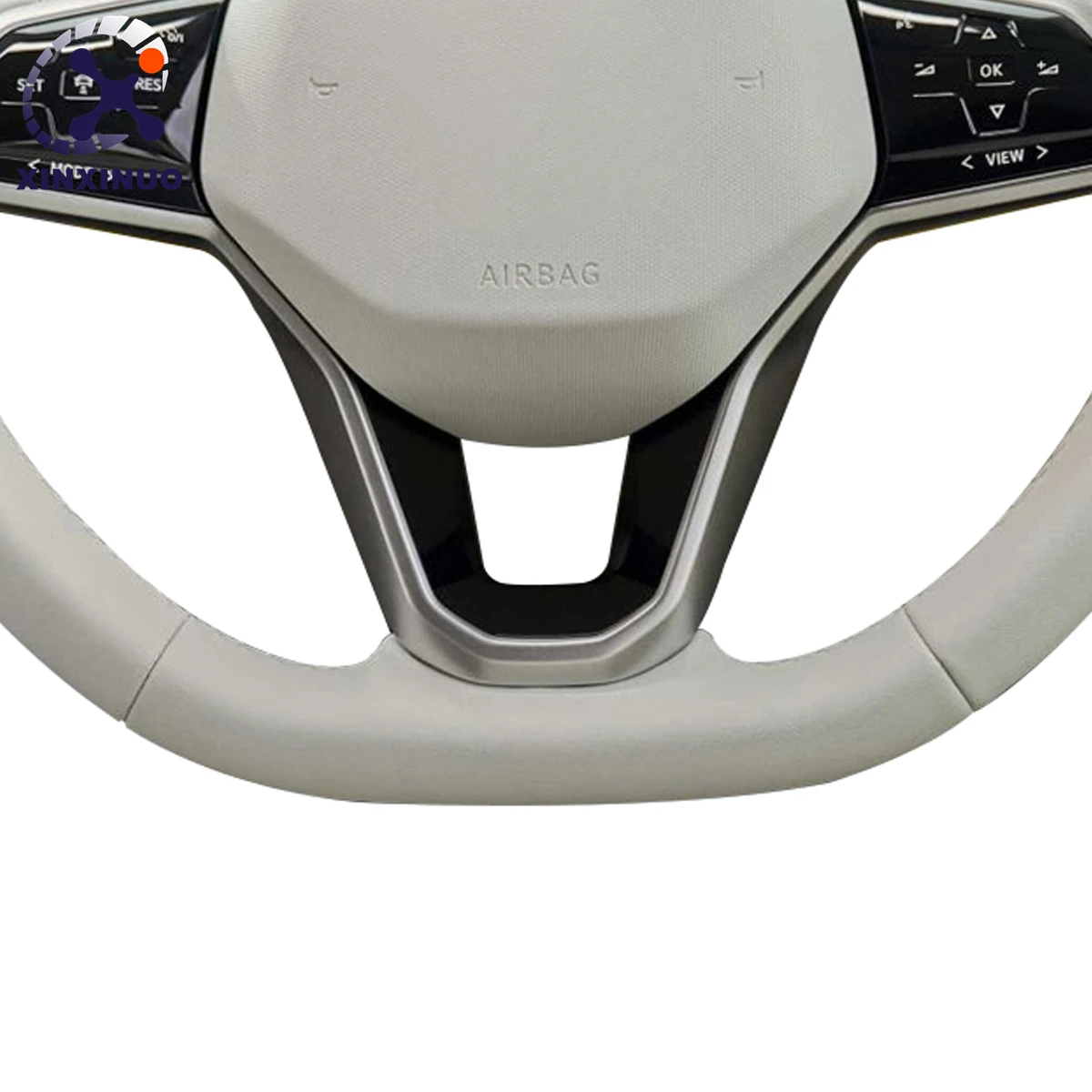 Factory Price Durable Upgrade New Genuine Leather Steering Wheel For Volkswagen MK7 MK6 Golf7 Polo CC Jetta Tiguan GTI R