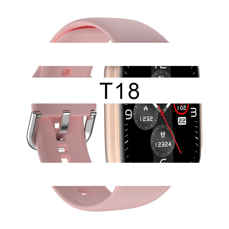 Custom Smart Watch T18 1.83inch Full Touch Screen BT Calling Reloj Bracelet Heart Rate Series 8 Smartwatch GS8 HW8 X8 T18