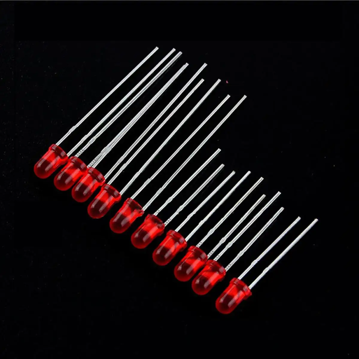 Round Head 3mm Red Colloid Red Light Emitting High Brightness Light Emitting Diode