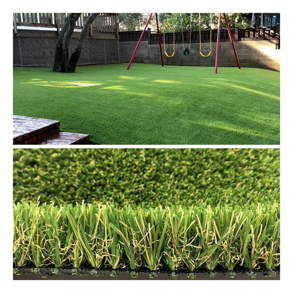 REACH certificated 6 Tones china luxury landscaping artificial grass turf for garden landscape