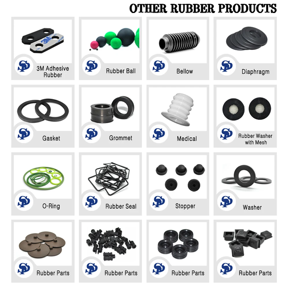 Customized Rubber Products NBR EPDM Car Parts Rubber Exhaust Flange Gasket O Ring Flat Rubber Gasket
