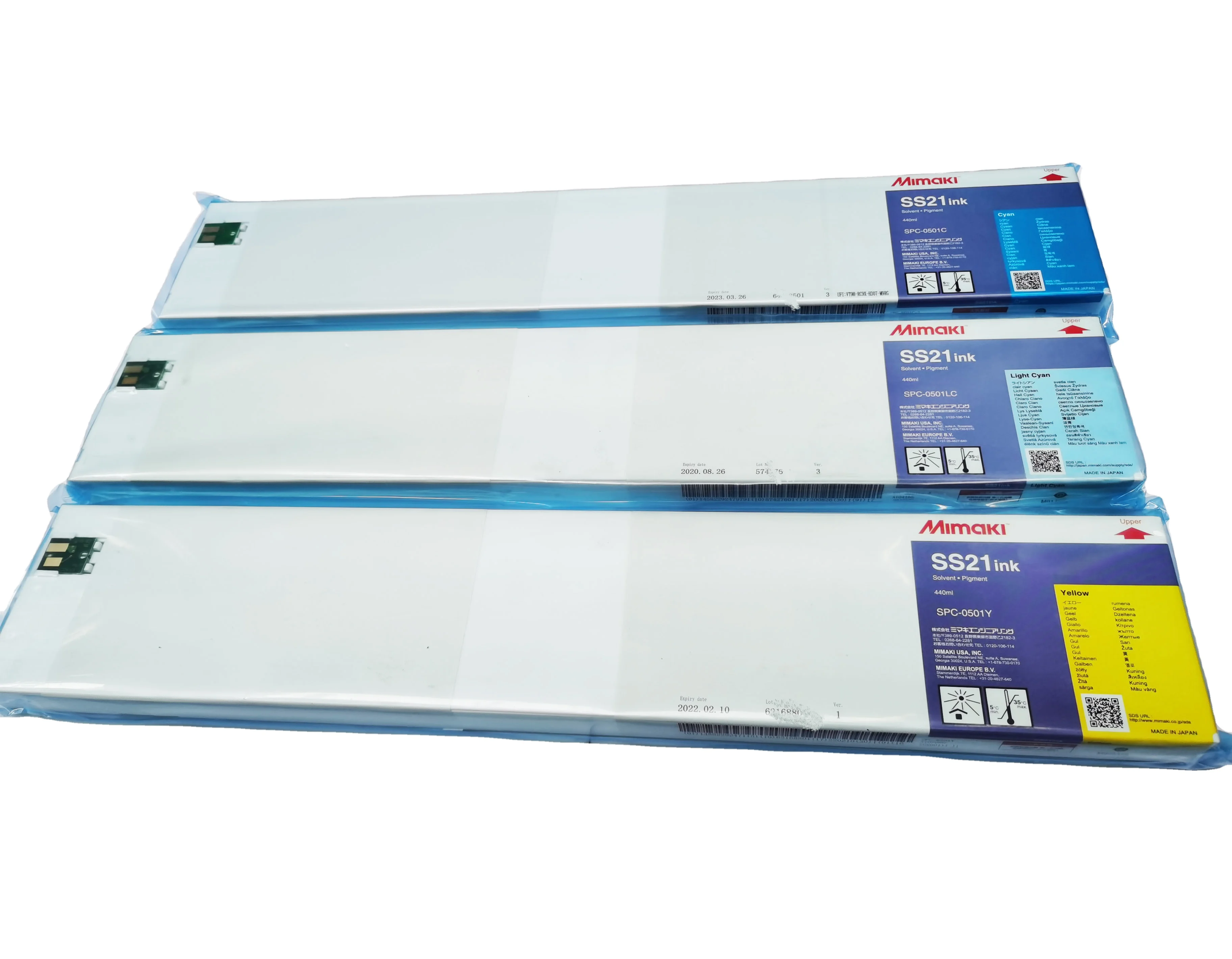 Являются оригинальными Mimaki чернила экосольвентные Spc-0501 440 мл Ss21 для jv300 jv150