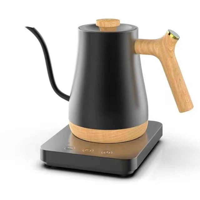 Wholesale Price Office Cordless Fully Automatic Thermostatic Temperature Goose neck Electric Coffee Kettle