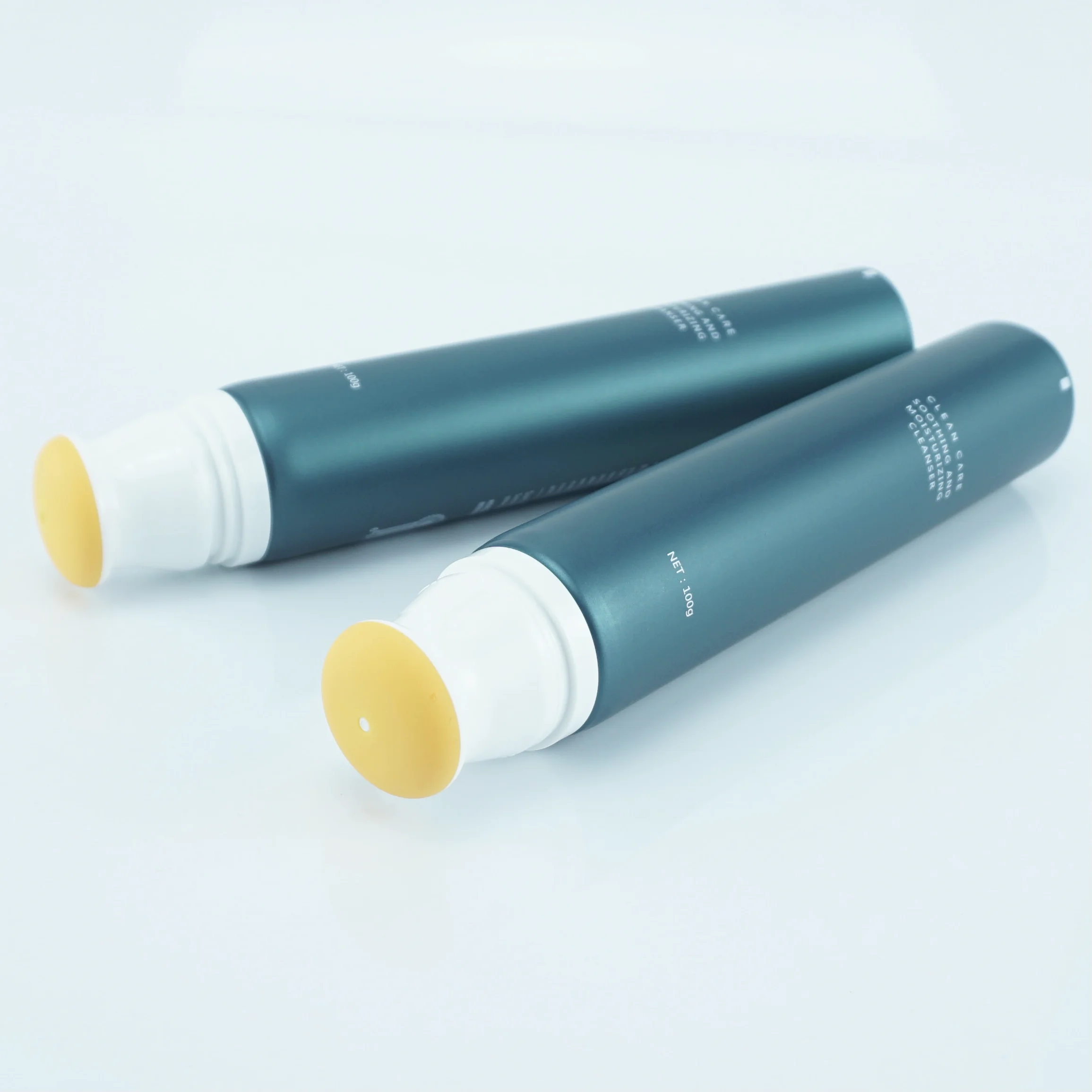 Gel Tubes Foam Bottle Silicone Face Wash Silica Plastic Squeeze Tube With Brush