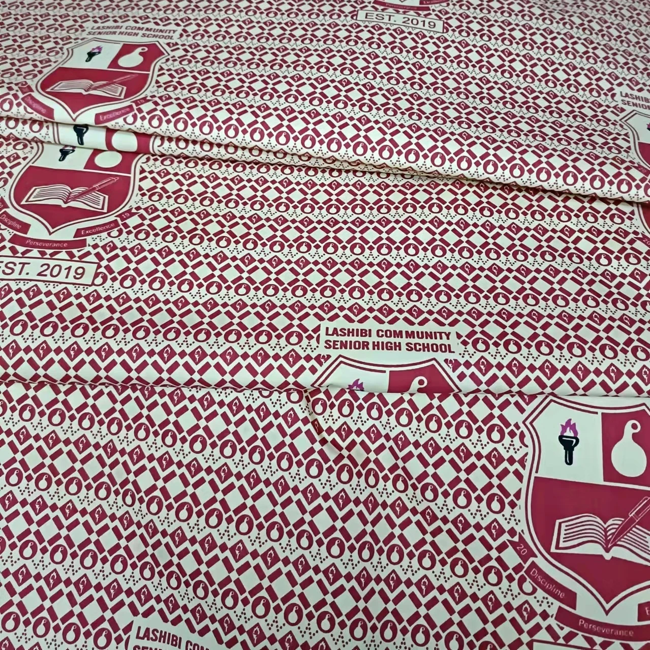 Wholesale 100% cotton real wax print fabric african for school uniform