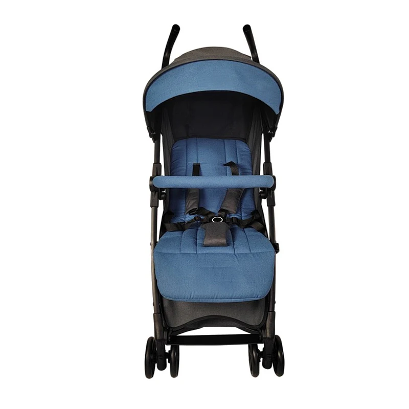 Brightbebe Lightweight Stroller Baby Compact Travel Buggy One Hand Foldable Two Ways Baby Stroller With Dinner Plate