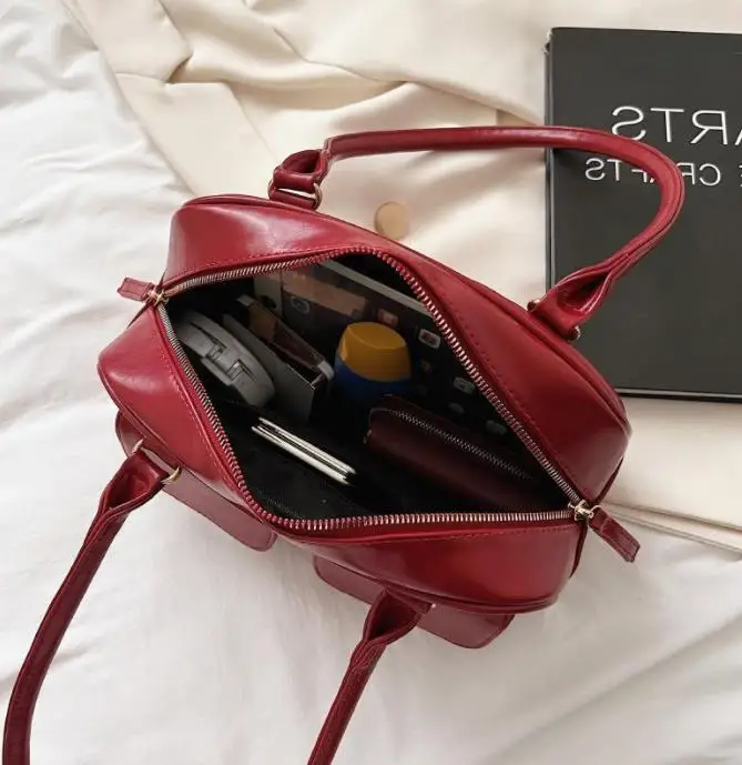 2024 Alibaba online shopping classic leather handbags woman bags, new fashion design ladies PU leather handbags female stock