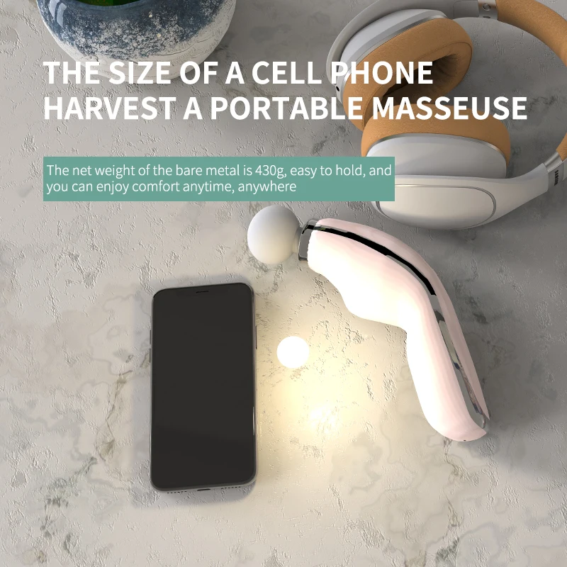 2023 New Product Professional Dolphin Shape Brushless Sport Fitness Deep Tissue Fascial Vibration Muscle Mini Massage Gun