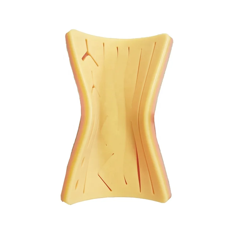 high quality silica gel pad simulated skin suture model Medical teaching surgery skin suture practice pad