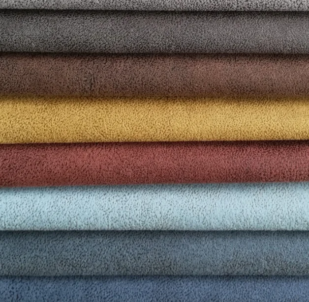 Warp Knitted Brushed Micro Pile Printed Sofa Leopard Chair Cushion Cover Fabric