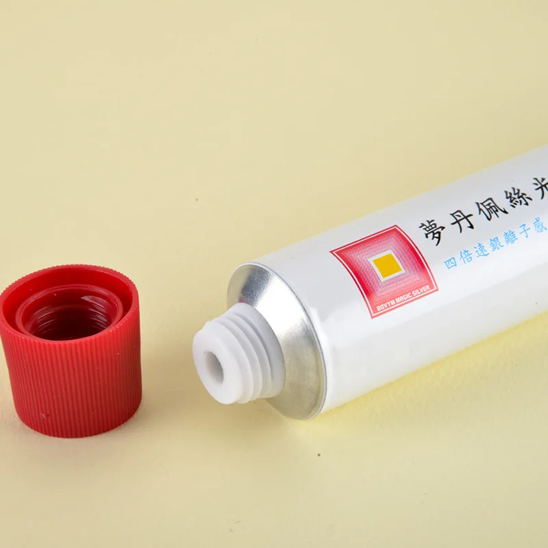 Custom Factory Direct Sales 60ML Ointment Metal Pure Aluminum Tubes Hand Cream Cosmetic Aluminium Flexible Tube Packaging