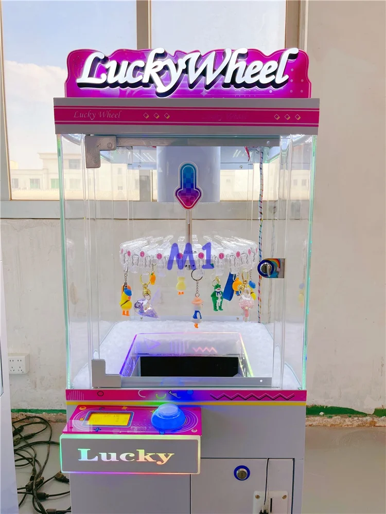 Hot Sale Small Claw Crane Clip Machine Arcade Toys Plush Coin Operated Games Mega Mini Claw Clip Machine