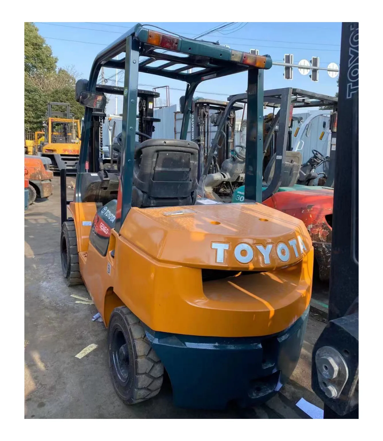Second hand Toyota FD30 forklifts used Toyota FD30 diesel forklift cheap price diesel forklift in stock hot sale