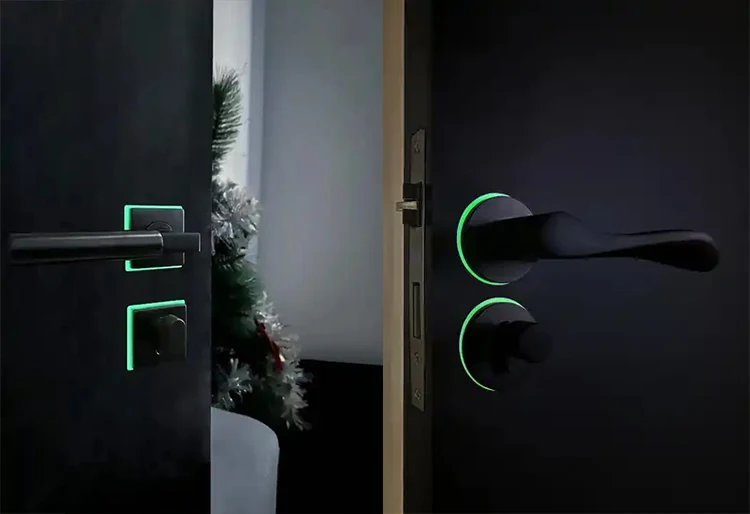 luminous+illuminated  stainless steel door handle