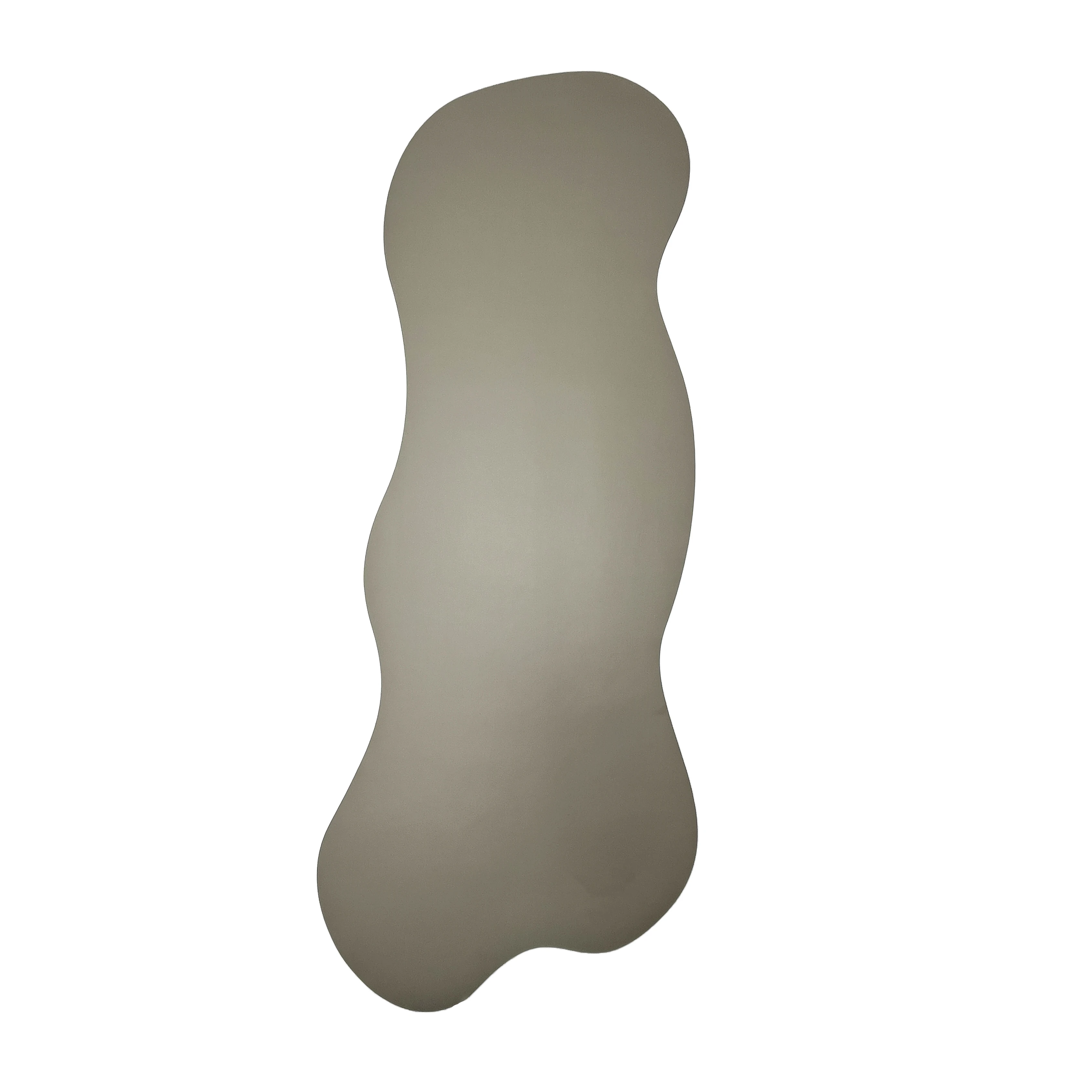 Oem Odm Diyeco Friendly Custom Special Shape Bone Wave Curve Shaped Logo Design Pu Suede Rubber Yoga Mat With A Microsuede Top